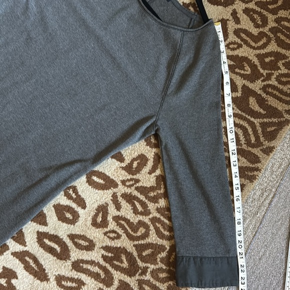 Gap Sweatshirt Dress Womens L Grey Cotton Crewneck cozy Warm loungewear Simple - Picture 9 of 9